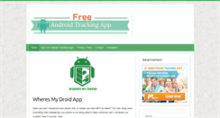 Desktop Screenshot of freeandroidtracking.com